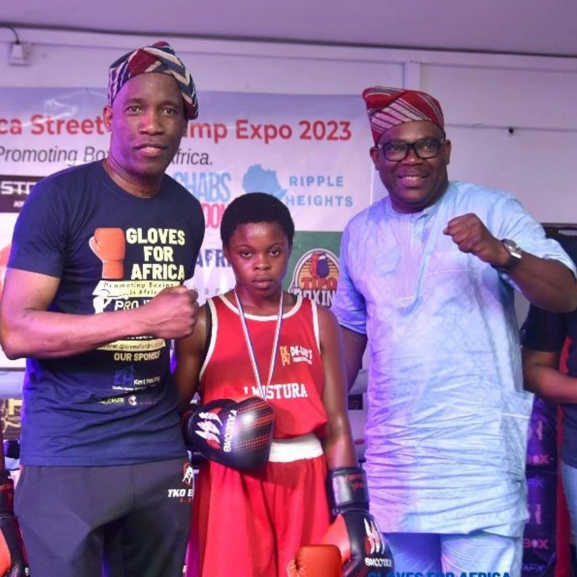 Misturah competing at the Elite Boxing Championships